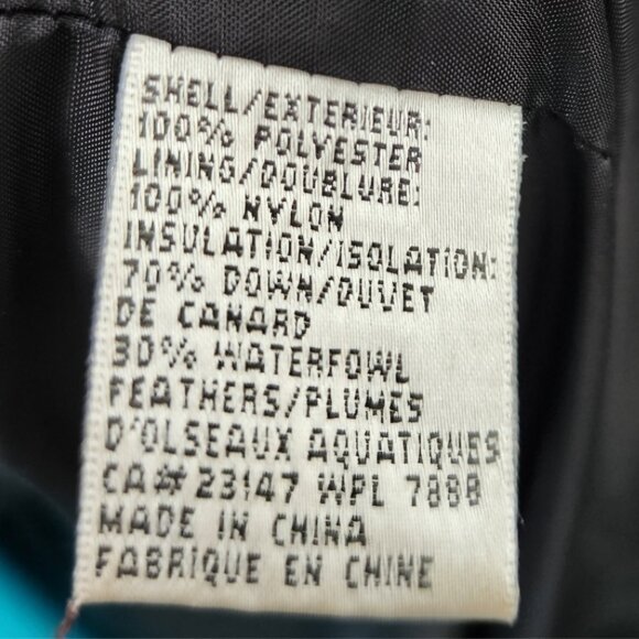 Talbots Black Long Quilted Puffer Down Hooded Coat - Picture 8 of 8